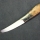 `Ranken I`,Halbintegralmesser .1545 mit Härtelinie, Stahl brüniert mit Feingoldtauschierung, Griff Steller`sche Seekuh    -VERKAUFT-